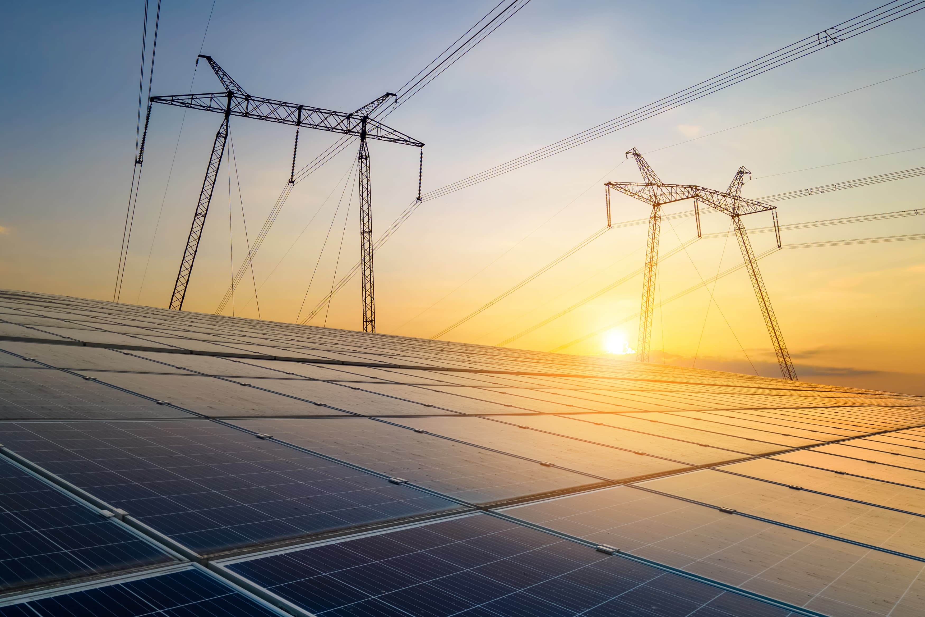 Éoliennes dans un parc éolien