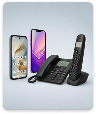 Smartphones et téléphone fixe pour la téléphonie d'entreprise