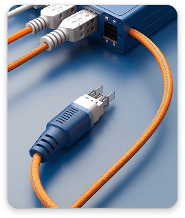 Câble réseau Ethernet pour l'internet d'entreprise